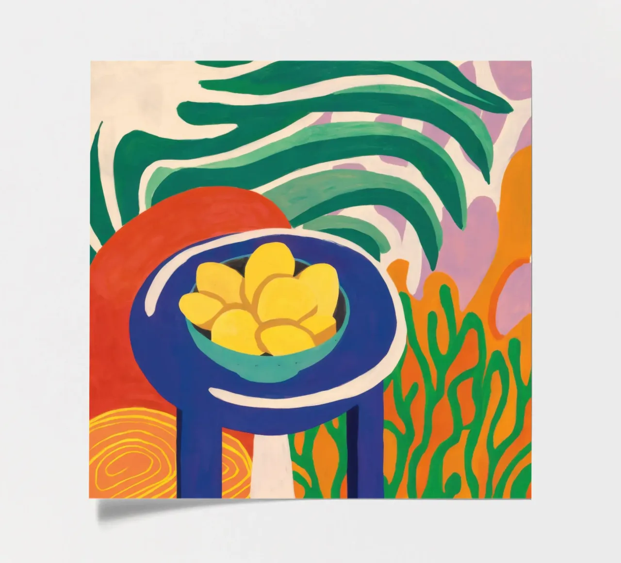 Pastellfarbene Zitrone Repose Stickerbogen von Arcane Lines