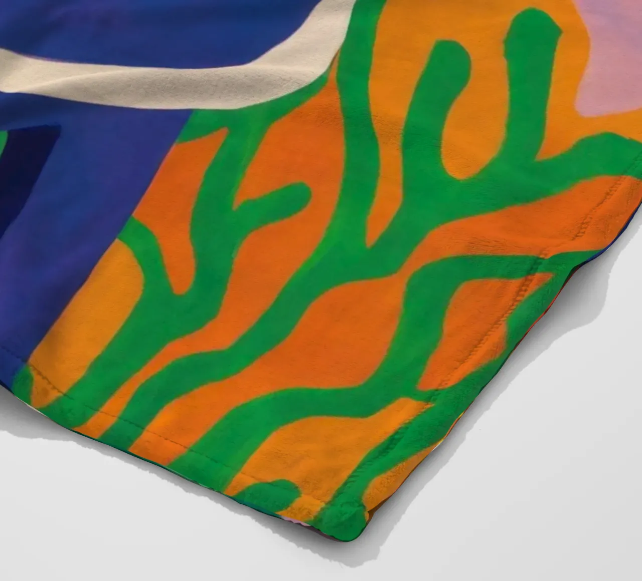 Pastellfarbene Zitrone Repose Fleecedecke von Arcane Lines