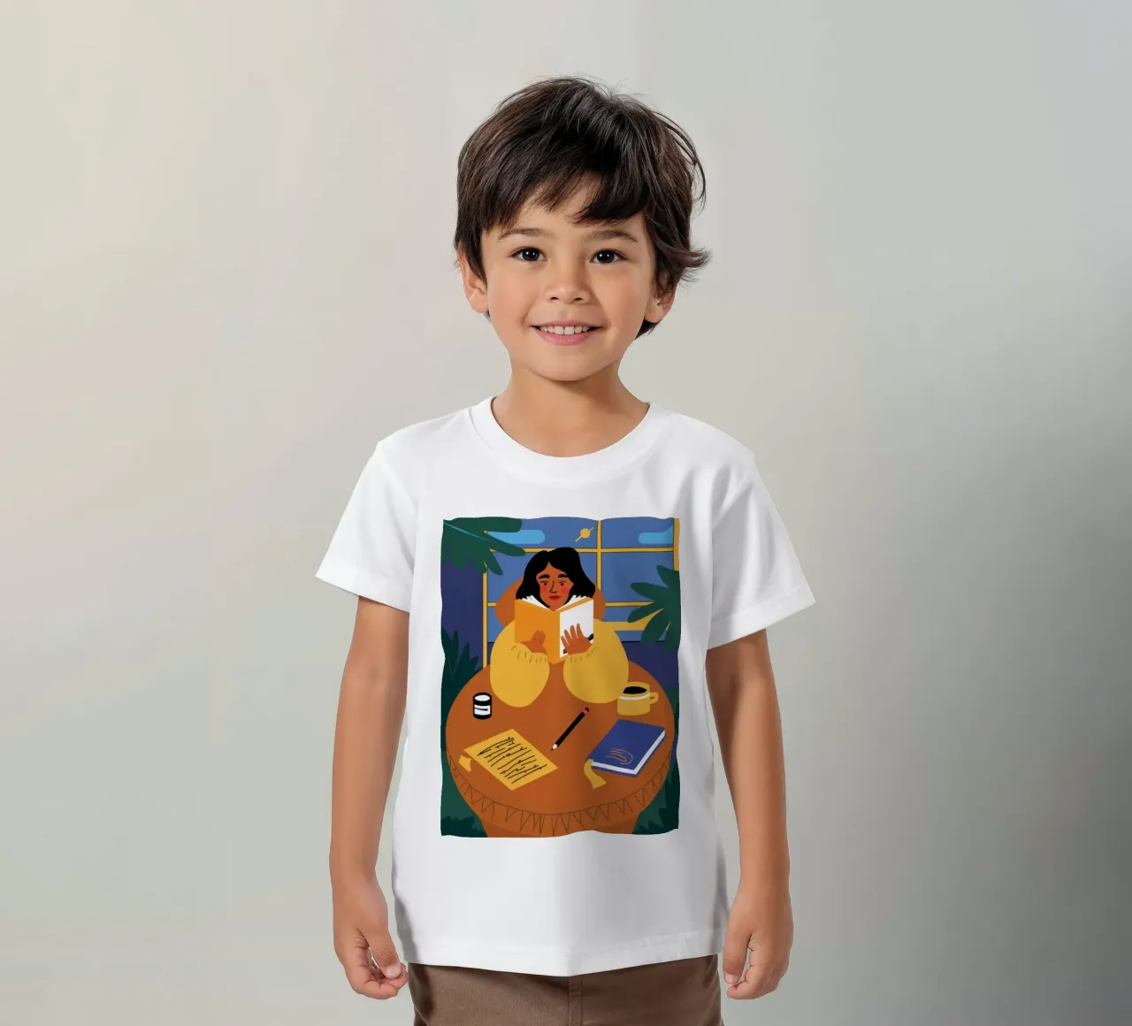 Yellow Top Sanctuary Kinder T-Shirt von Lune Dreams