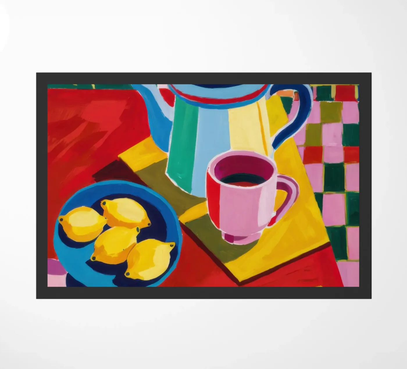 Cerimonia del tè a scacchi zerbino da Arcane Lines