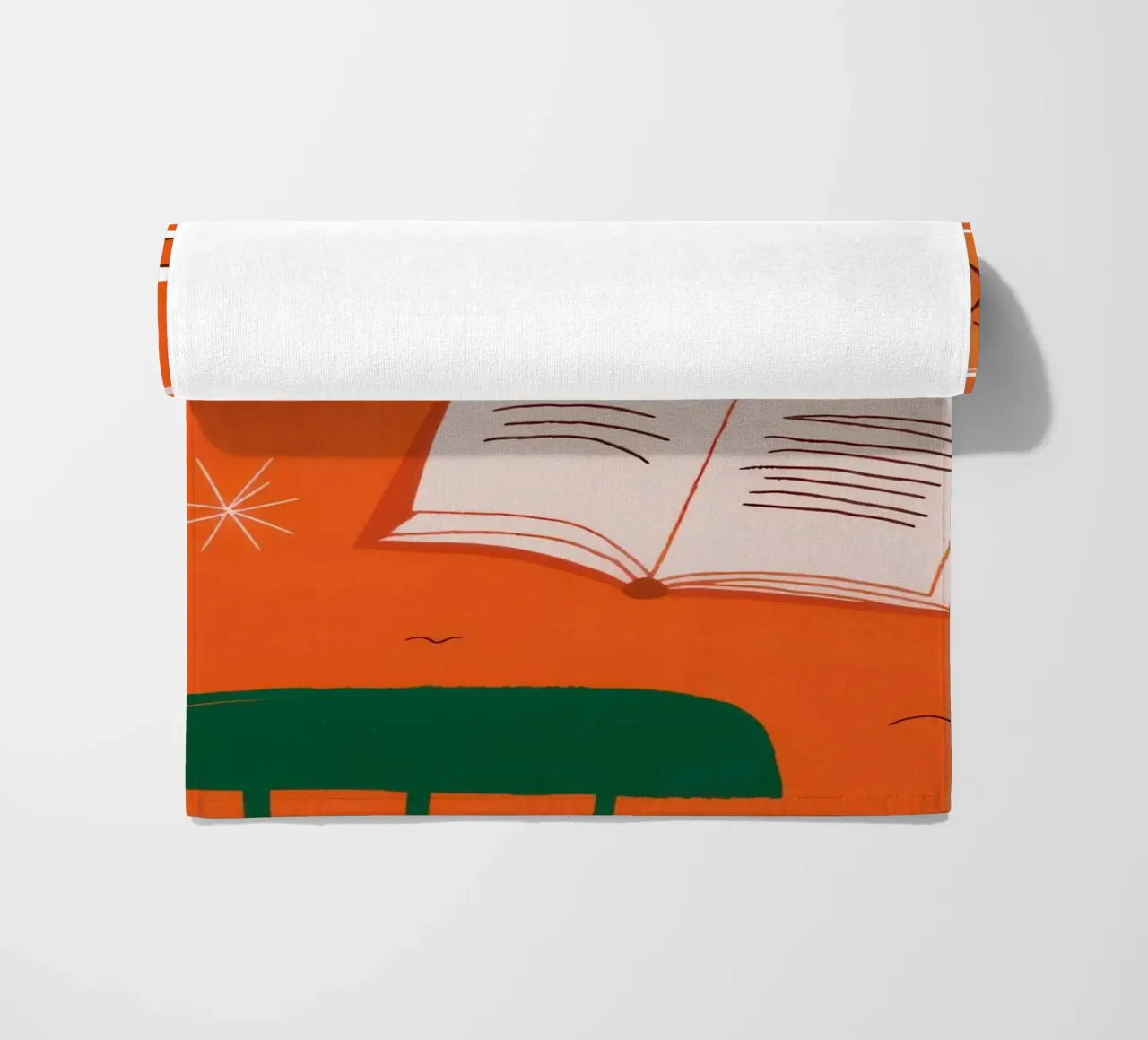 Rituale di lettura dell'arancia telo mare da Mossy Pigment