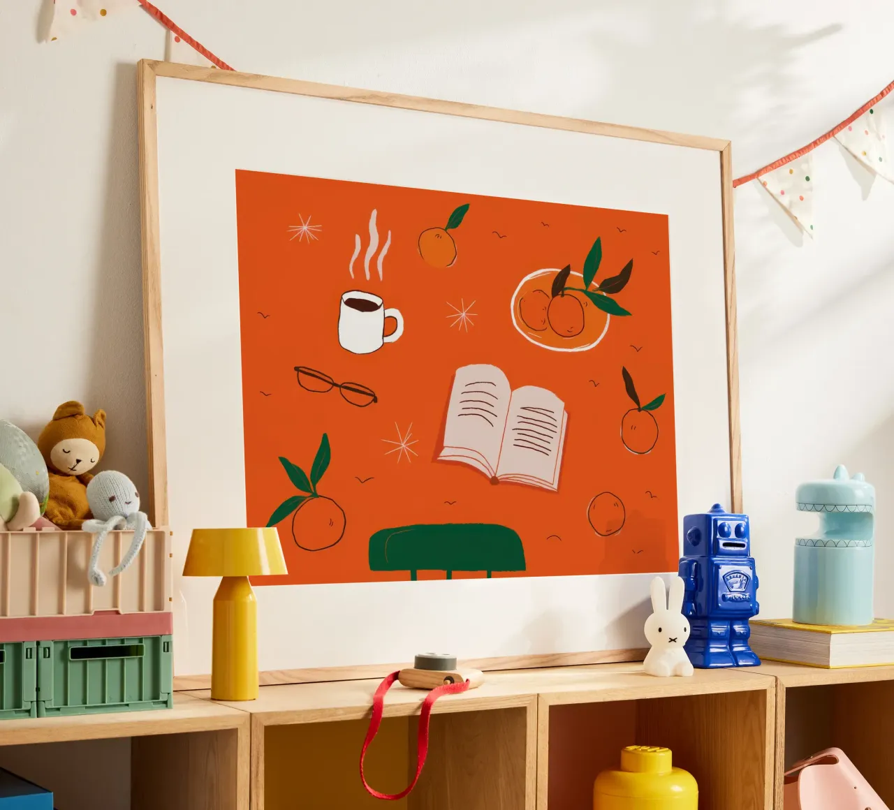 Rituale di lettura dell'arancia carta hahnemühle da Mossy Pigment