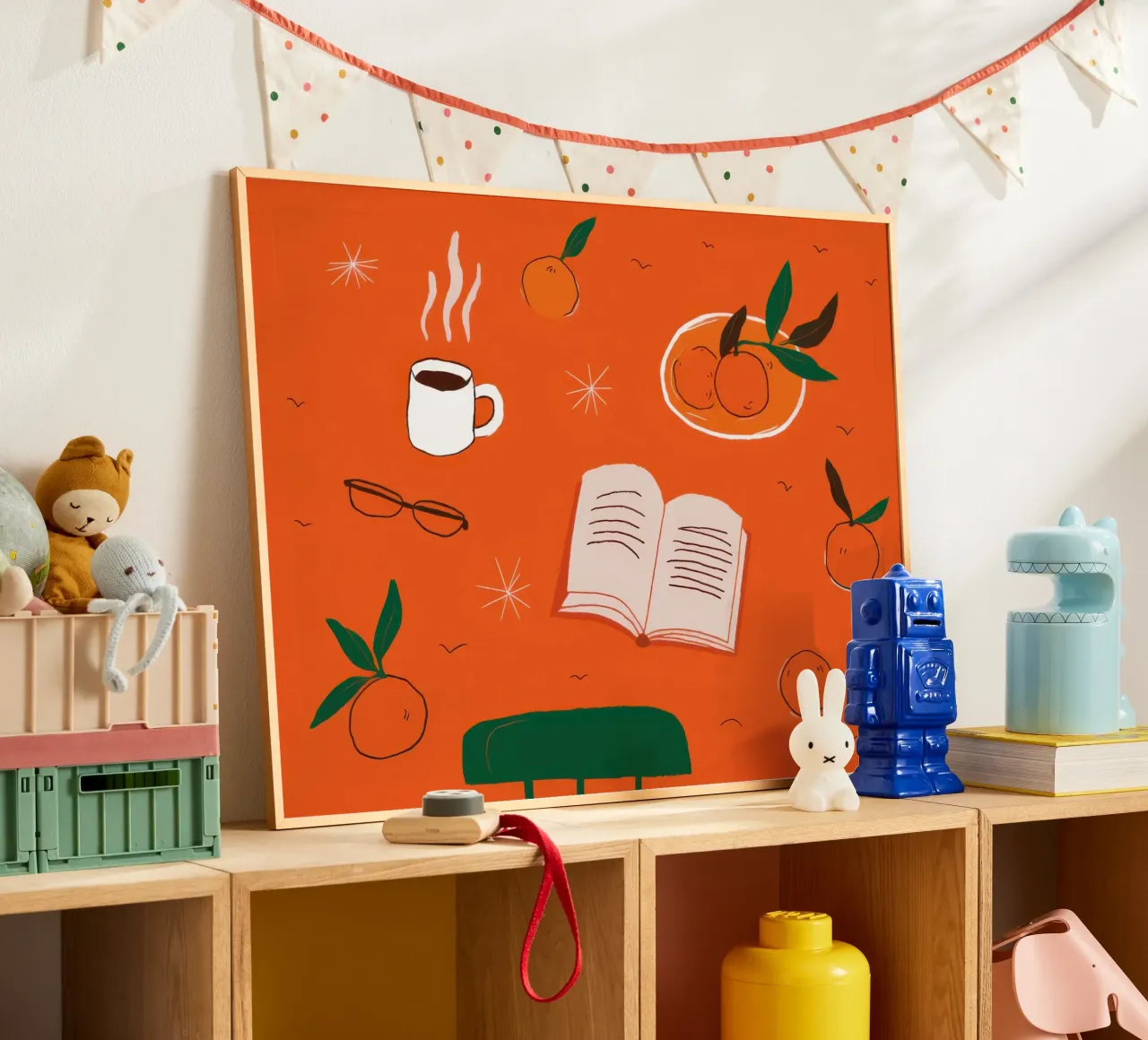 Rituale di lettura dell'arancia carta hahnemühle da Mossy Pigment