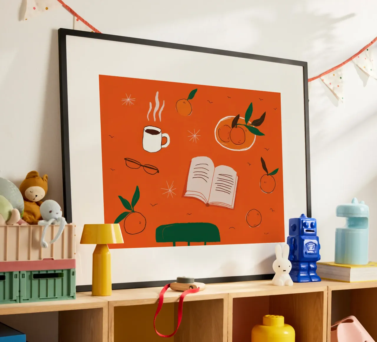 Rituale di lettura dell'arancia carta hahnemühle da Mossy Pigment