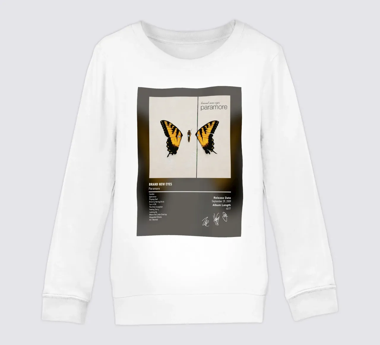 Brand New Eyes By Paramore felpa bambino da DGUnder