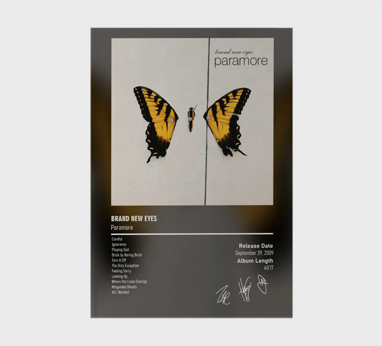 Brand New Eyes By Paramore diario da DGUnder