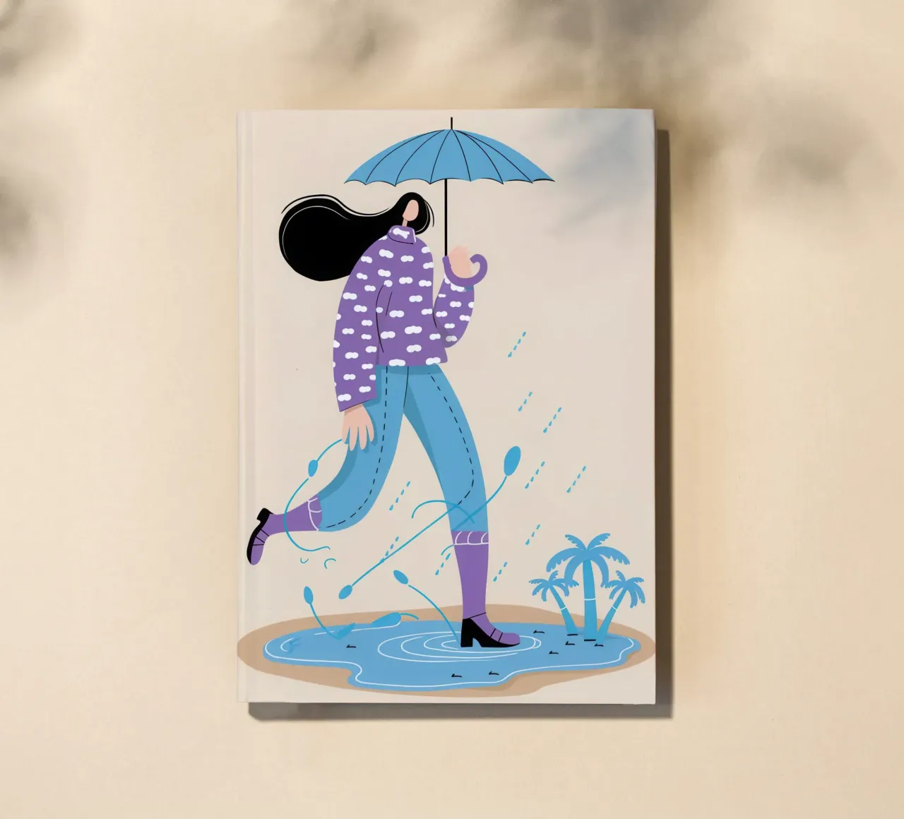 Rainy Day Stroll notebook by Lune Dreams