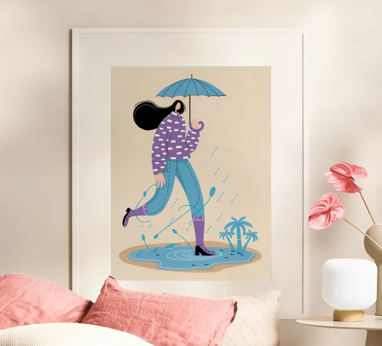 Rainy Day Stroll hahnemühle by Lune Dreams