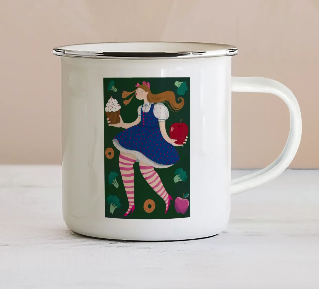 Dolcezza stravagante tazza in smalto da Hollow Years