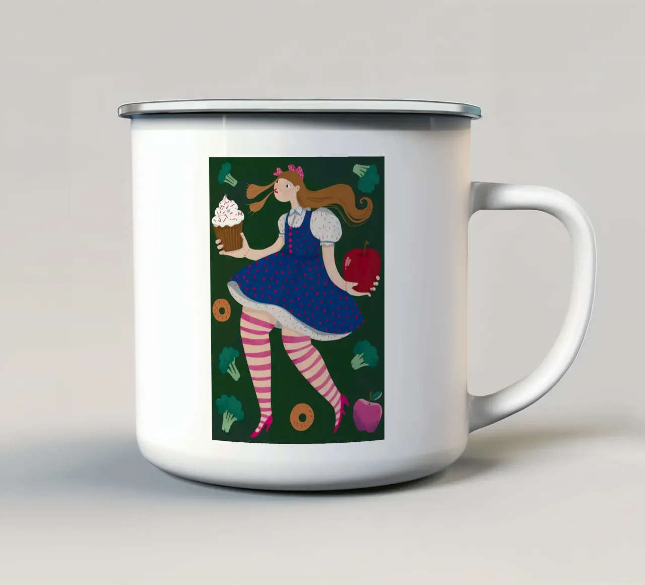 Dolcezza stravagante tazza in smalto da Hollow Years
