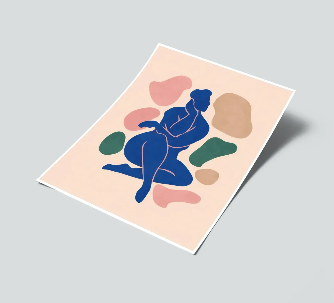 Cerulean Form Study sticker sheet by Monuments Fire