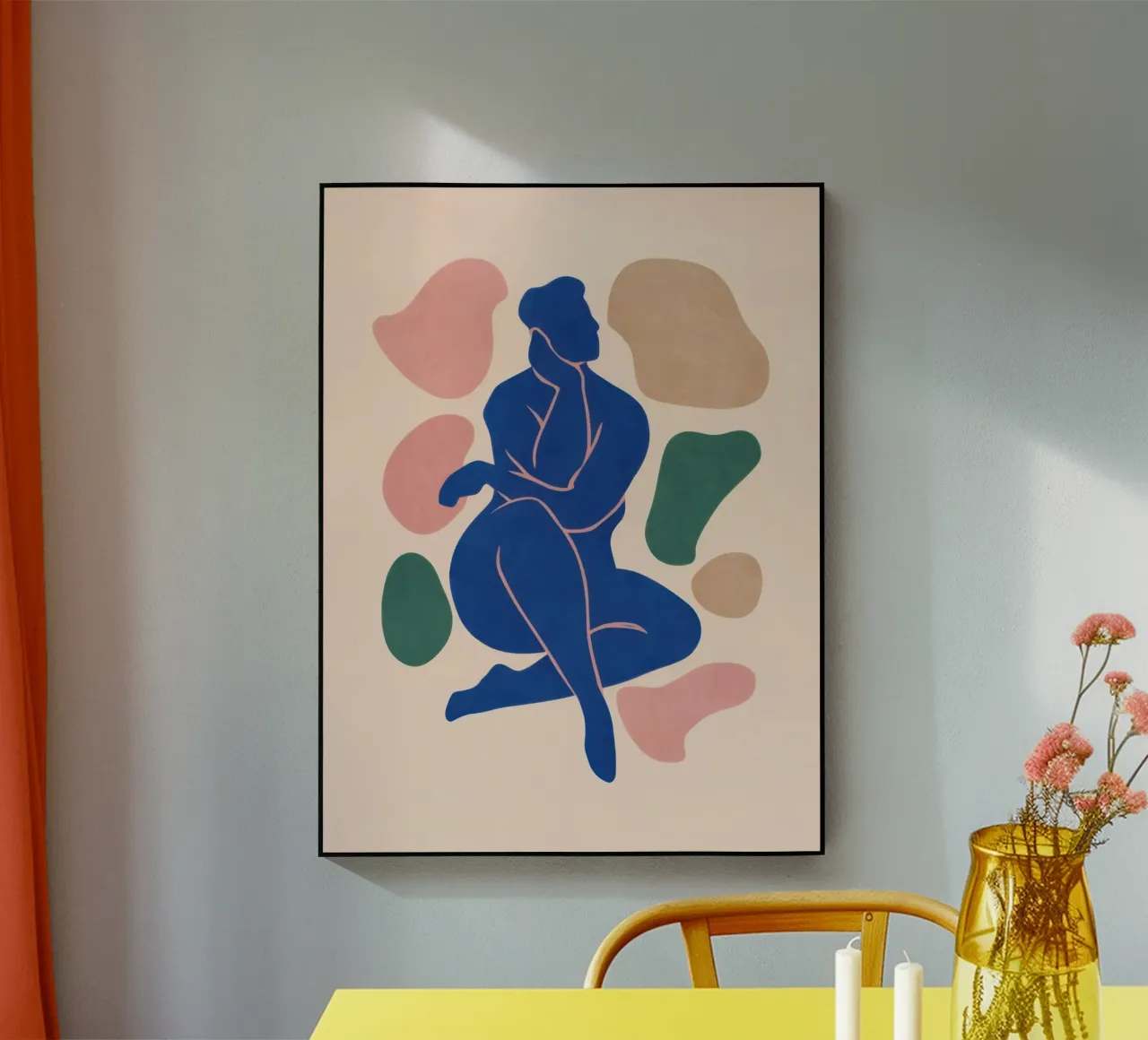 Studio della forma cerulea plexiglass da Monuments Fire