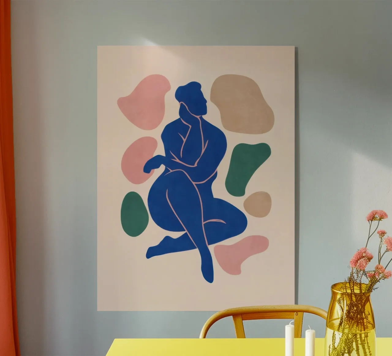 Studio della forma cerulea plexiglass da Monuments Fire