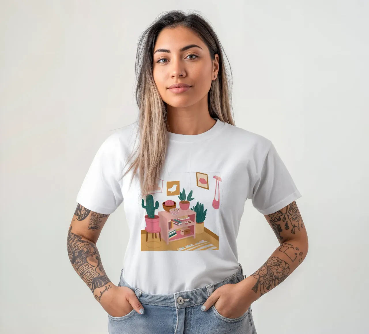 Rifugio Bohemian Shelf t-shirt da Mossy Pigment
