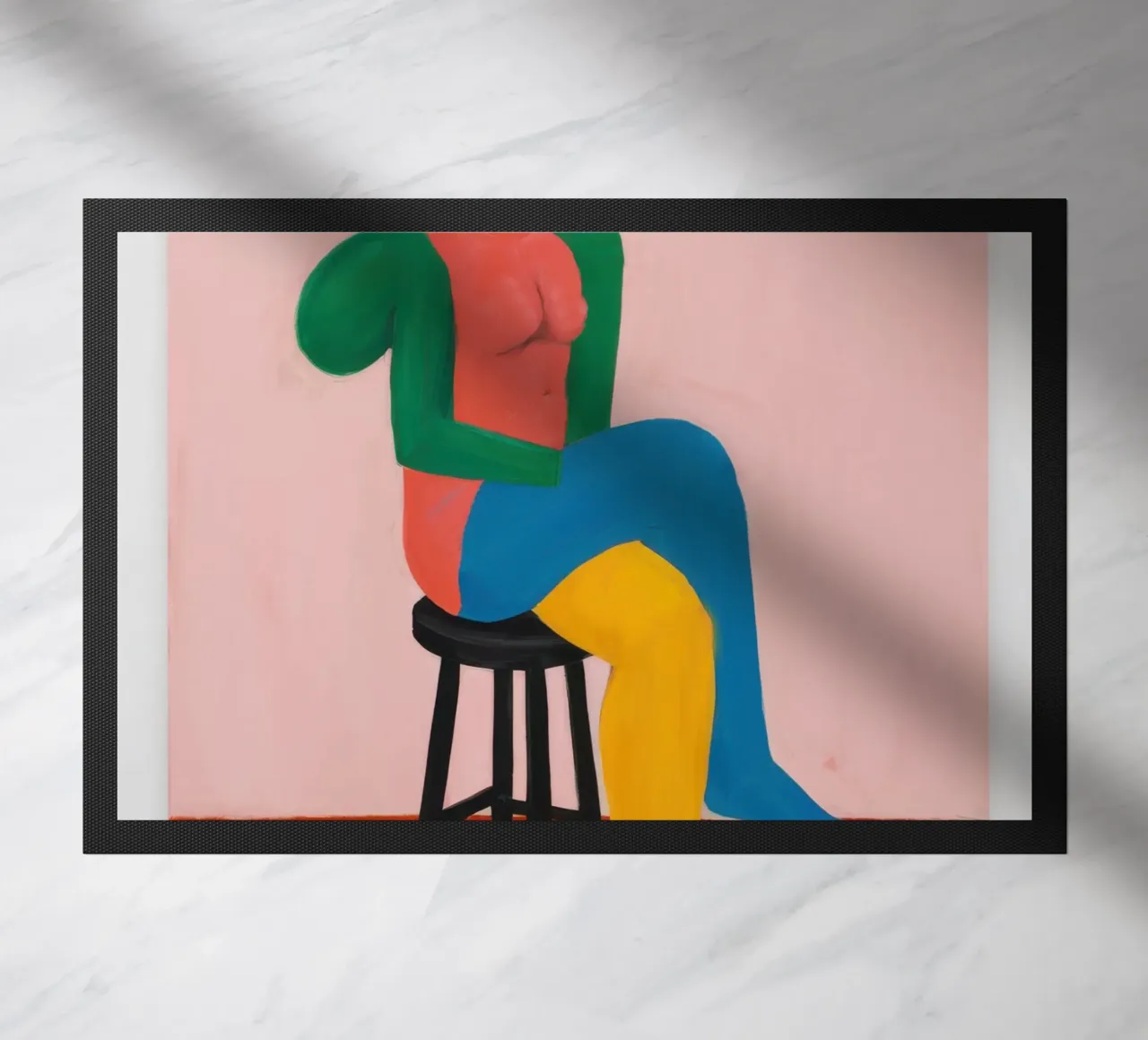 Figura astratta in posa zerbino da Lune Dreams
