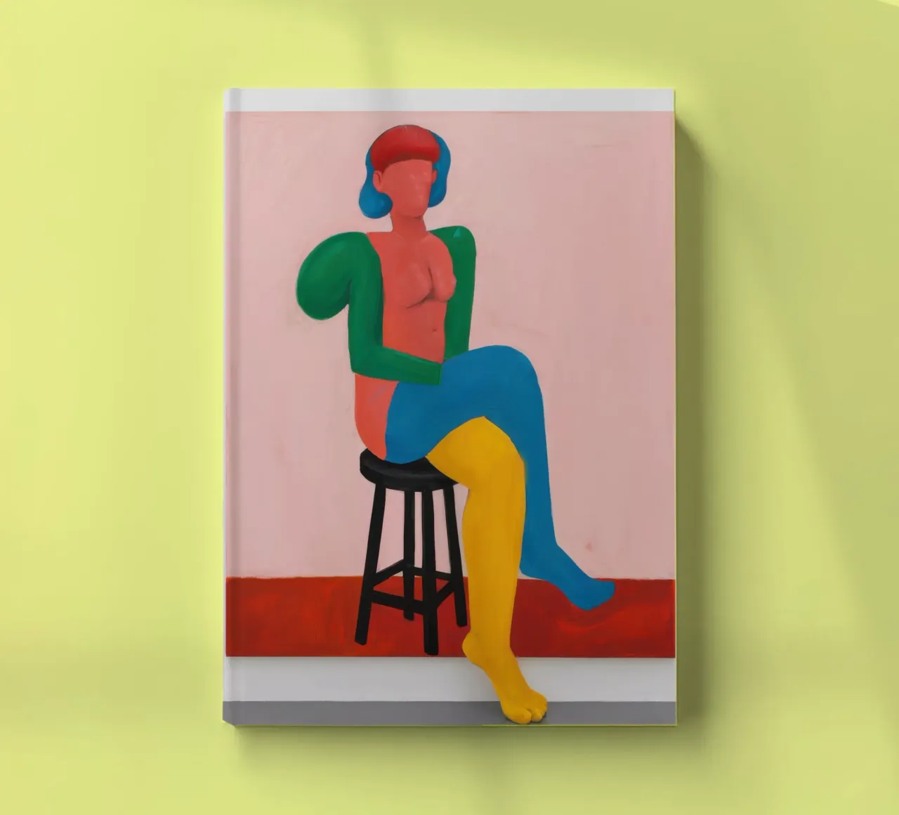 Abstract Figure Repose notebook by Lune Dreams