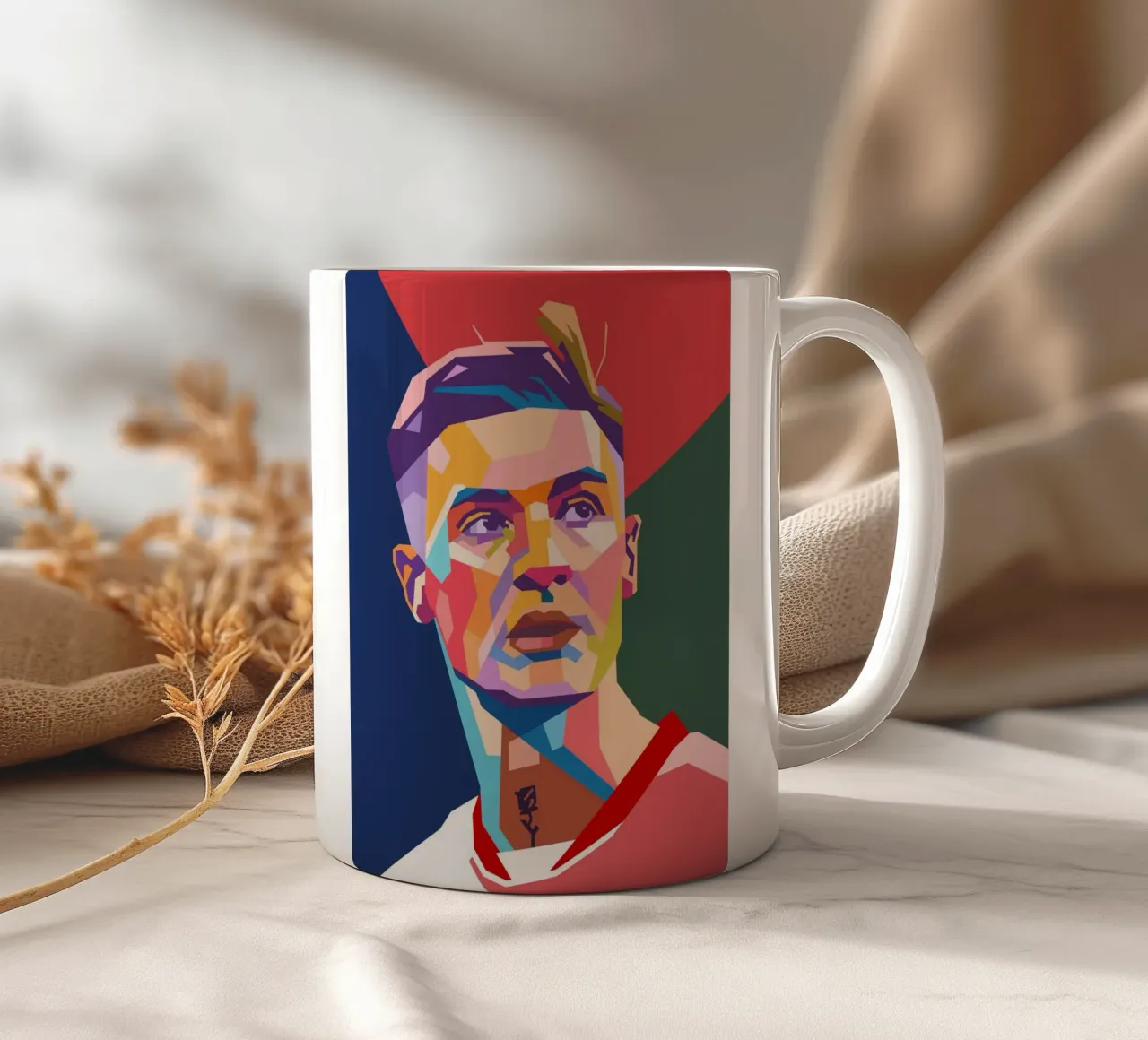 Benjamin Sesko art tazza in ceramica da Hantamrata
