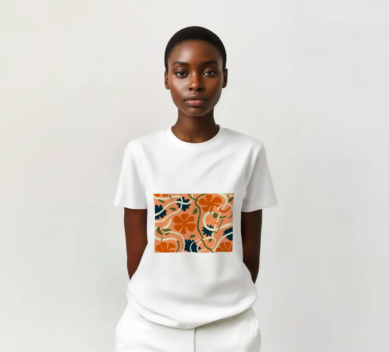 Mosaico a fette di agrumi t-shirt da Mossy Pigment