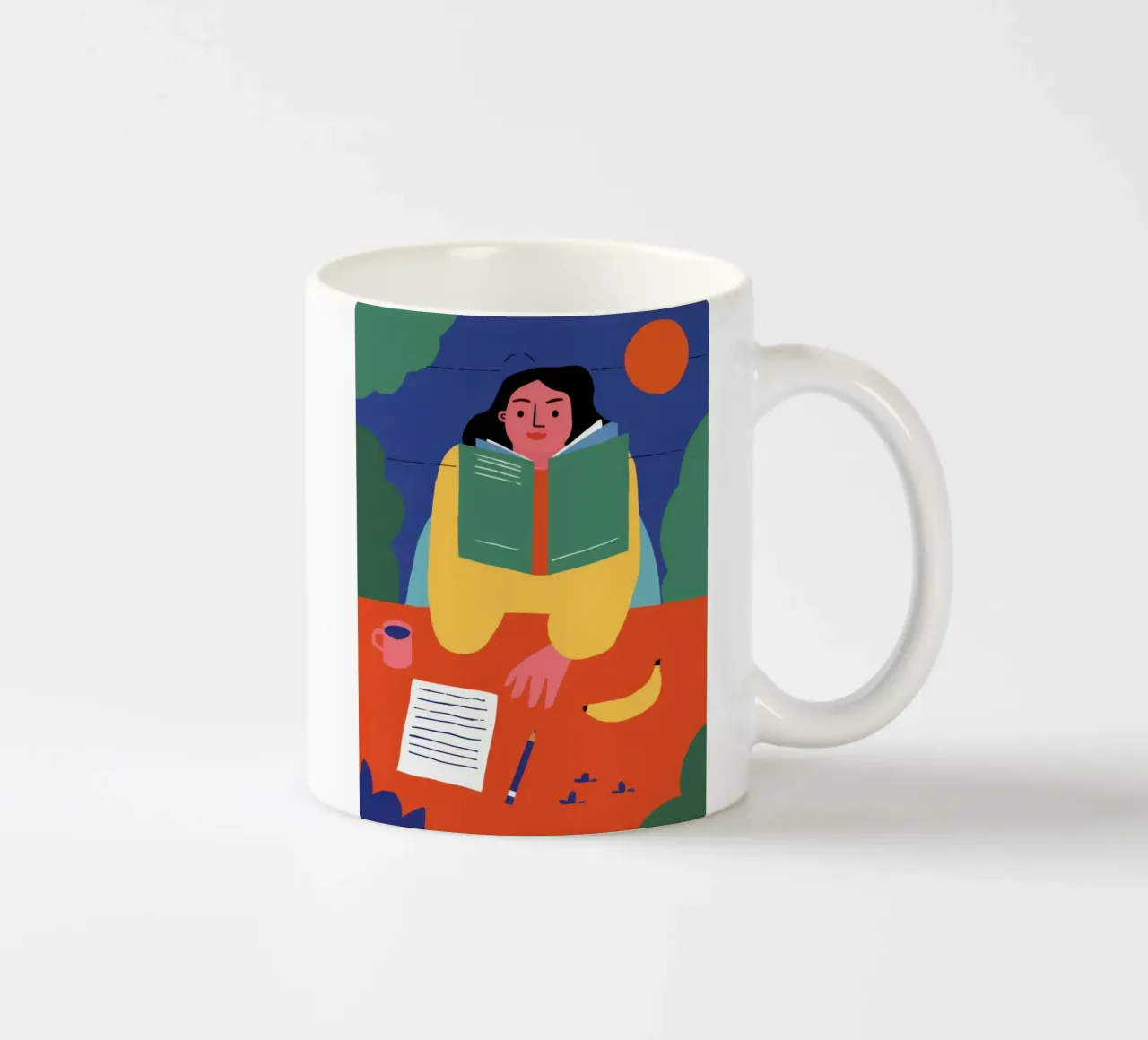 Contemplazione da scrivania tazza in ceramica da Lune Dreams