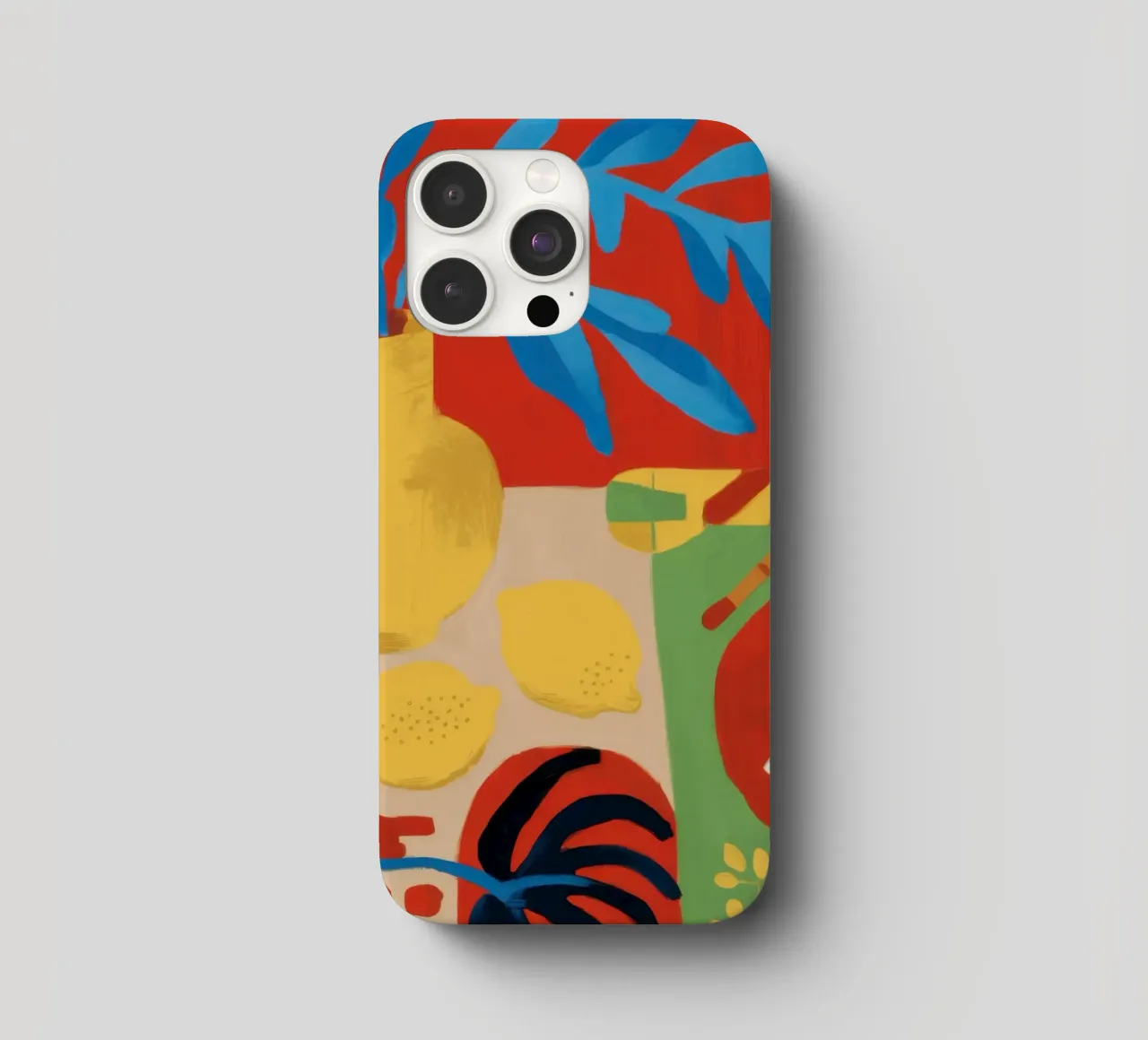 Cerulean-Zitrone Tableau iPhone Hülle von Arcane Lines