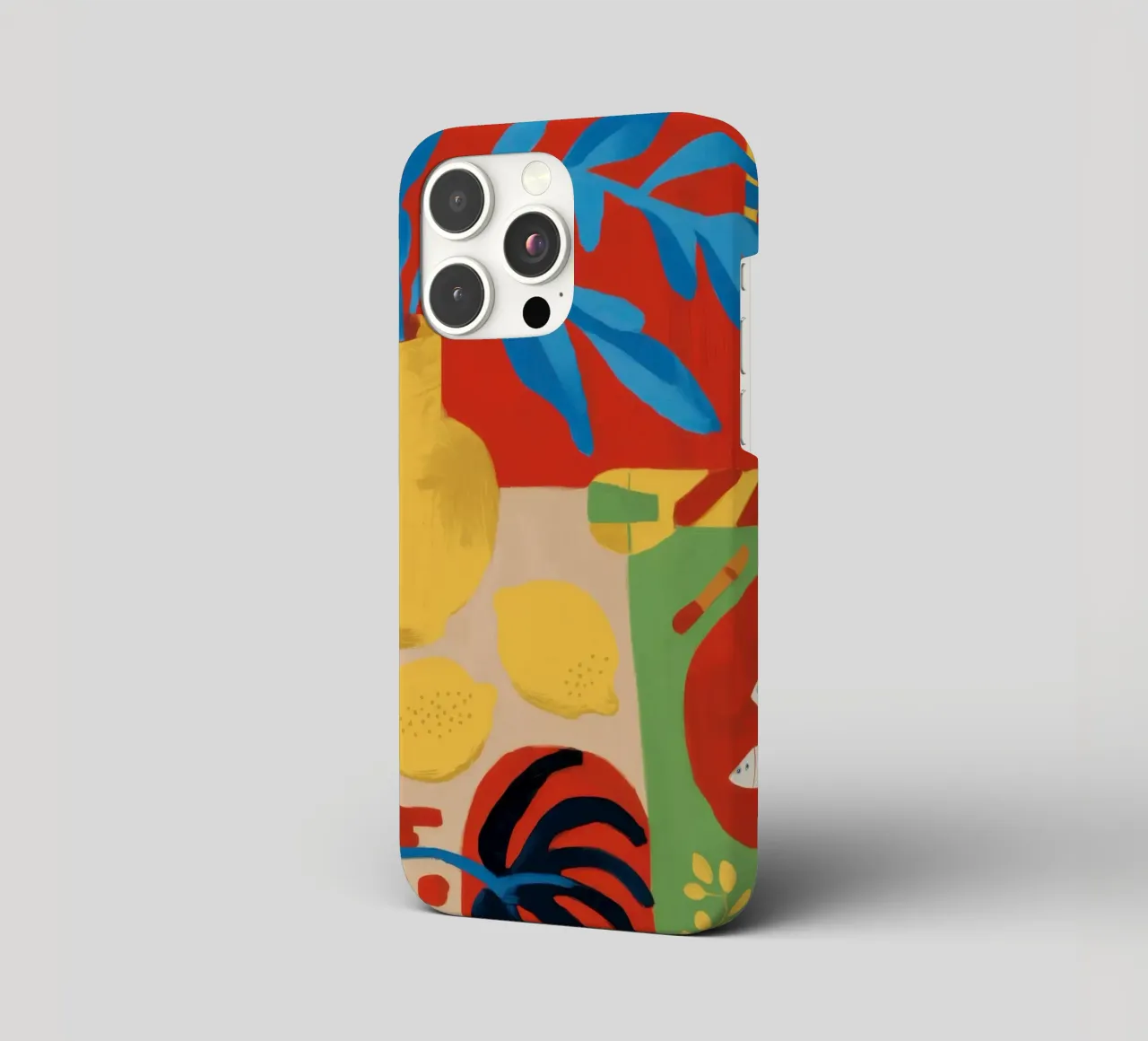 Cerulean-Zitrone Tableau iPhone Hülle von Arcane Lines