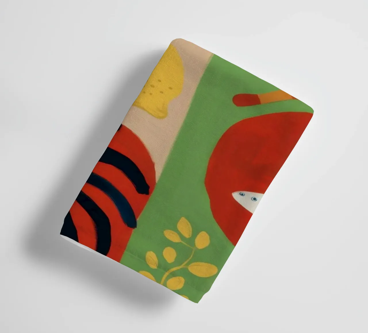 Cerulean-Zitrone Tableau Handtuch von Arcane Lines