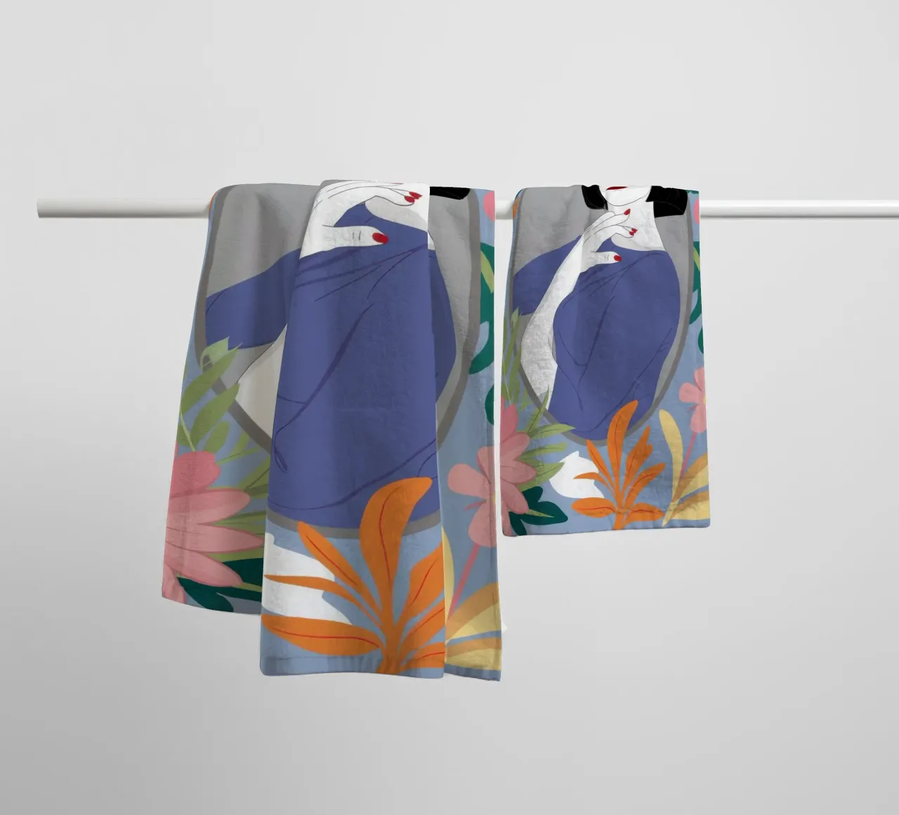 Musa floreale Reverie asciugamano da bagno da Hollow Years