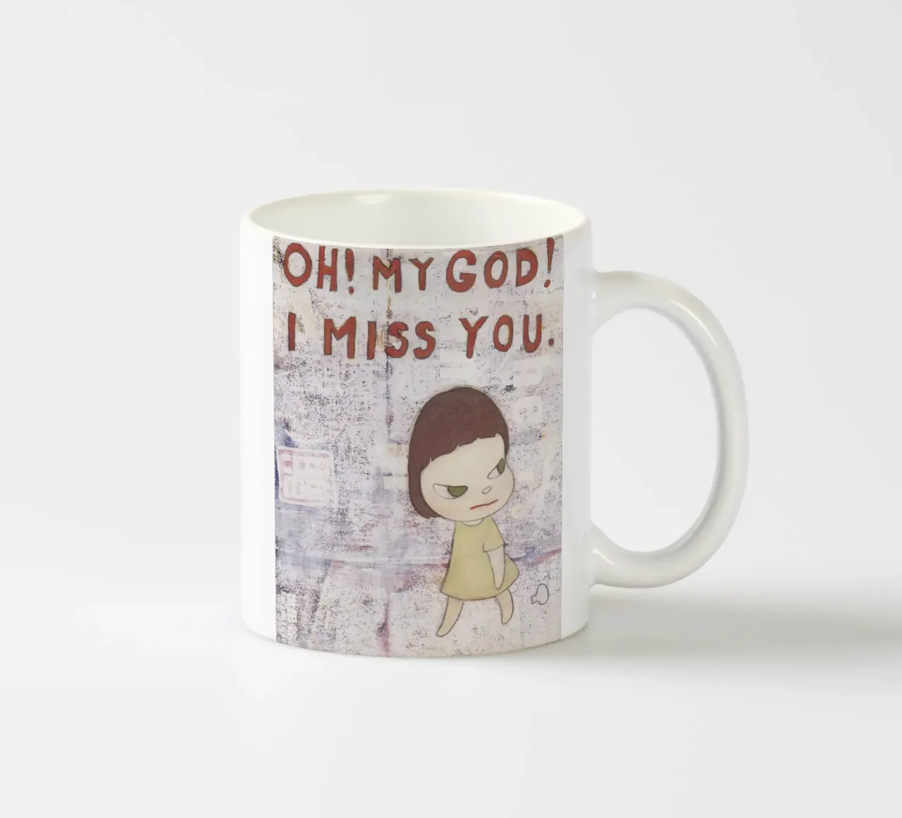 Oh mio Dio, mi manchi tazza in ceramica da vickiropaint