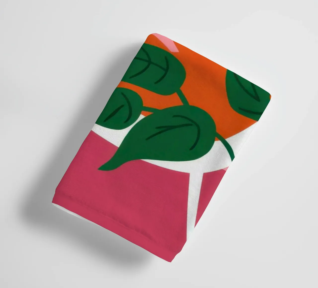 Fuchsia Jungle Muse Handtuch von Mossy Pigment