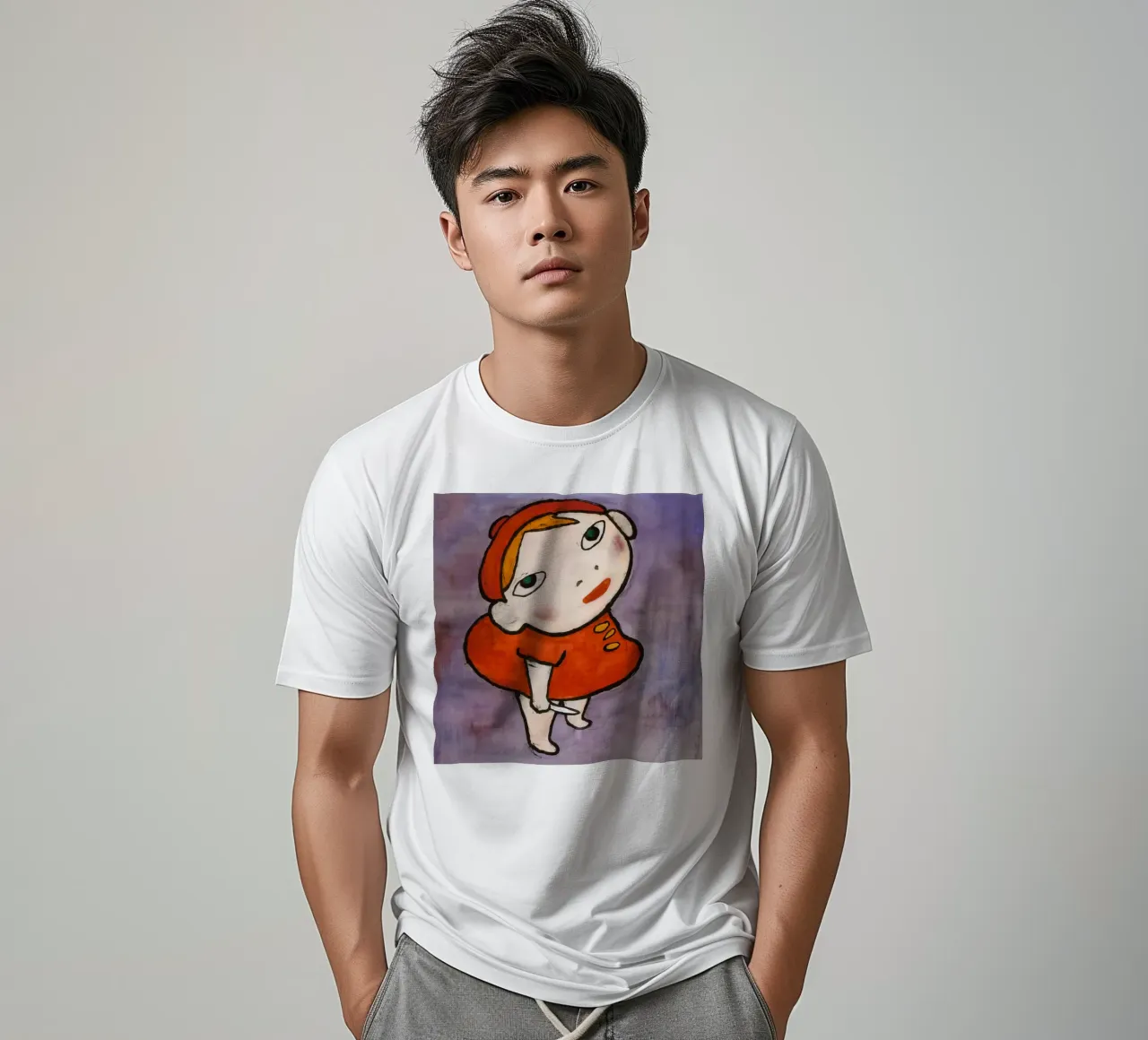 Nara, la ragazza con il coltello in mano t-shirt da vickiropaint