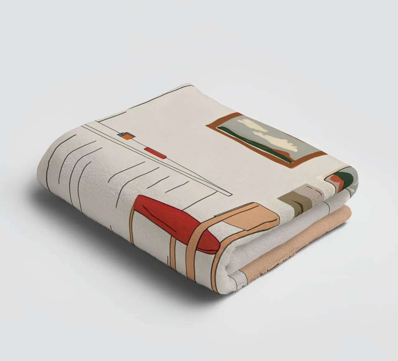 Eclectic Gallery Hearth towel by Mossy Pigment