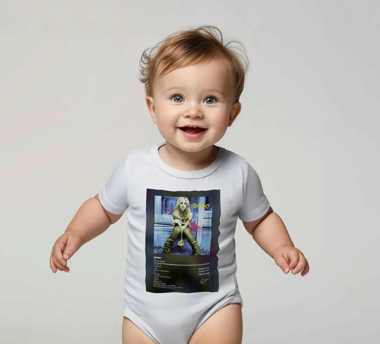 Britney By Britney Spears babyrompertje korte mouwen van DGUnder