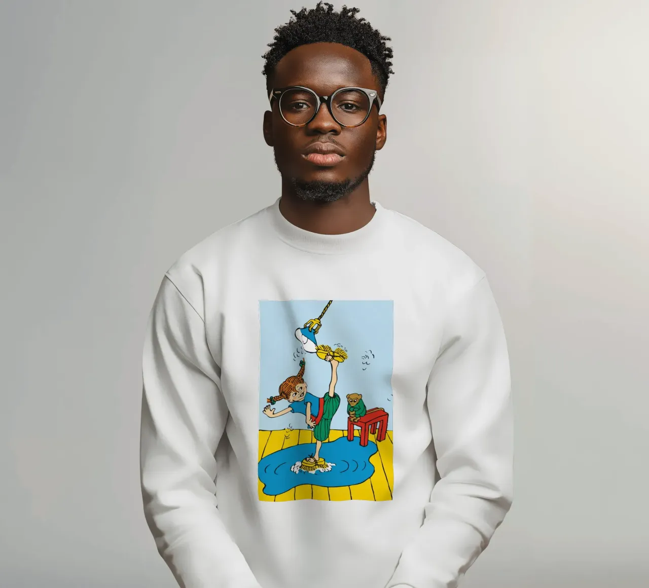 Pulizia di Pippi Calzelunghe felpa da Earl Beeman