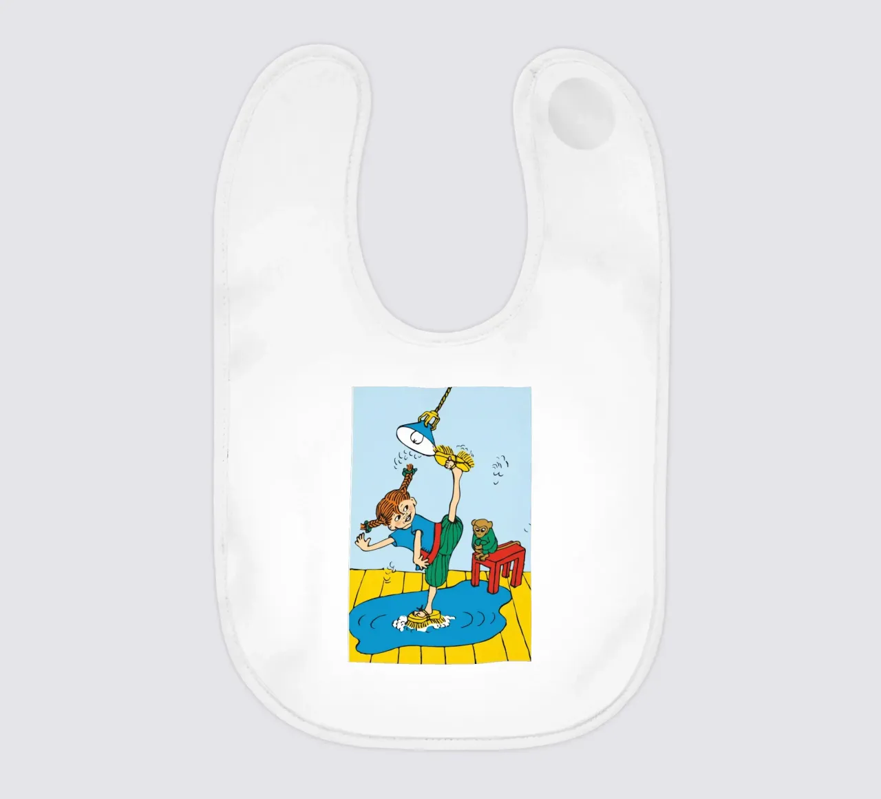 Pulizia di Pippi Calzelunghe bavaglino da Earl Beeman