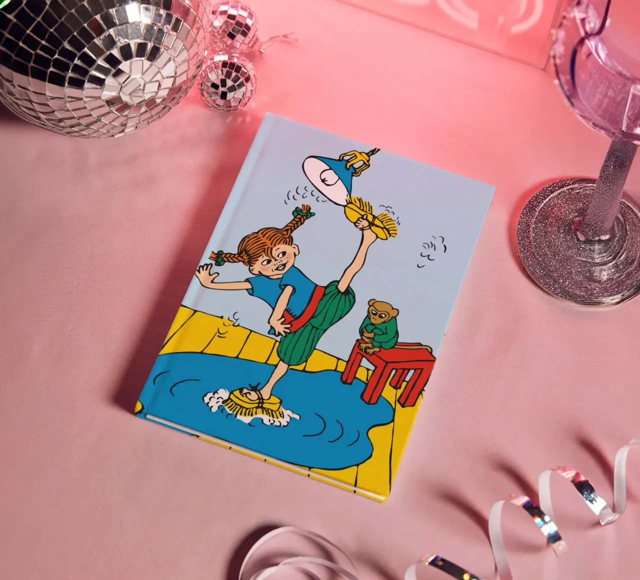 Pippi Longstocking cleaning notebook by Earl Beeman