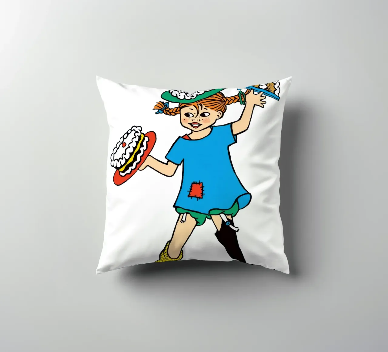 Pippi Calzelunghe festeggia cuscino da Earl Beeman