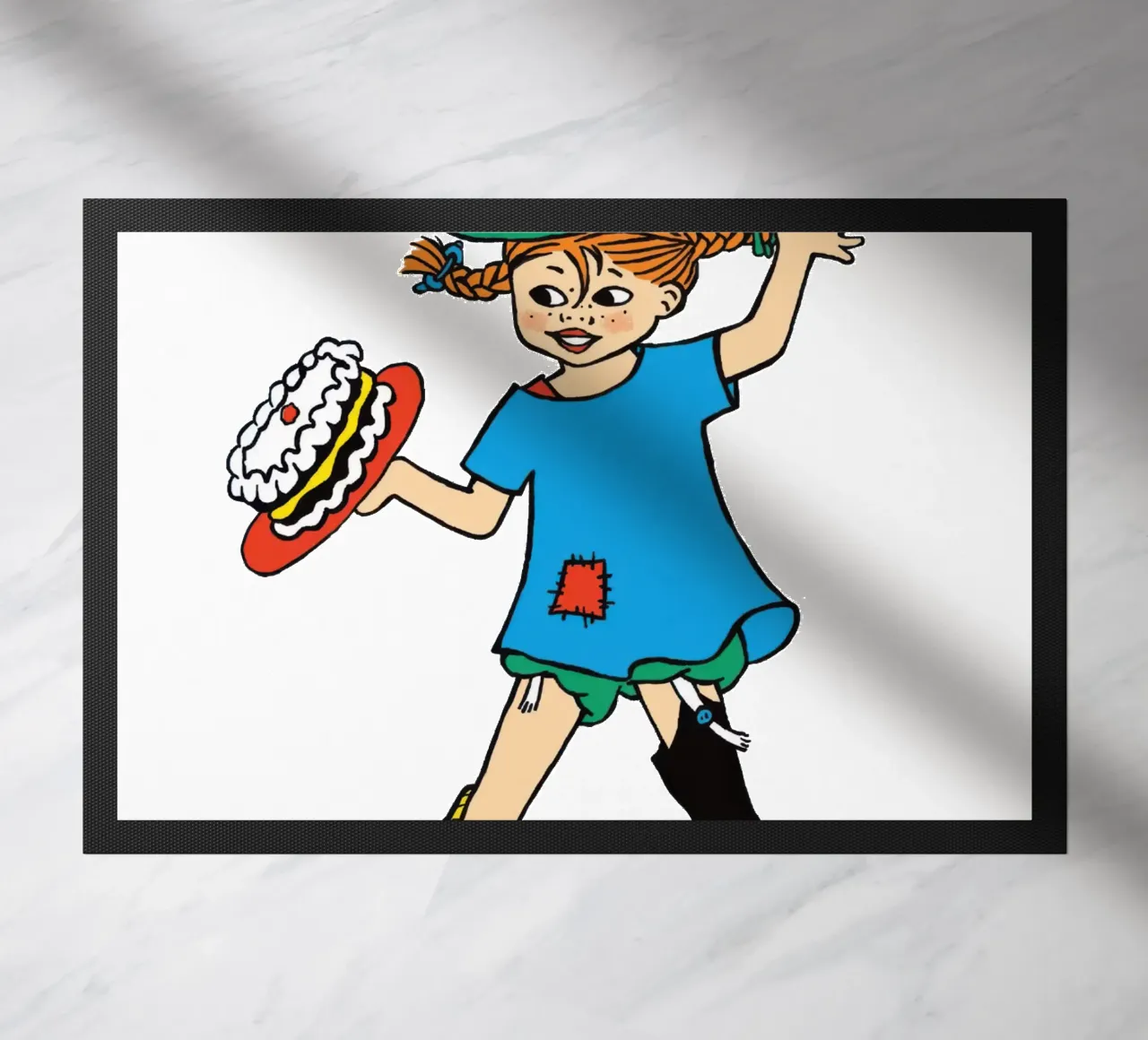 Pippi Calzelunghe festeggia zerbino da Earl Beeman