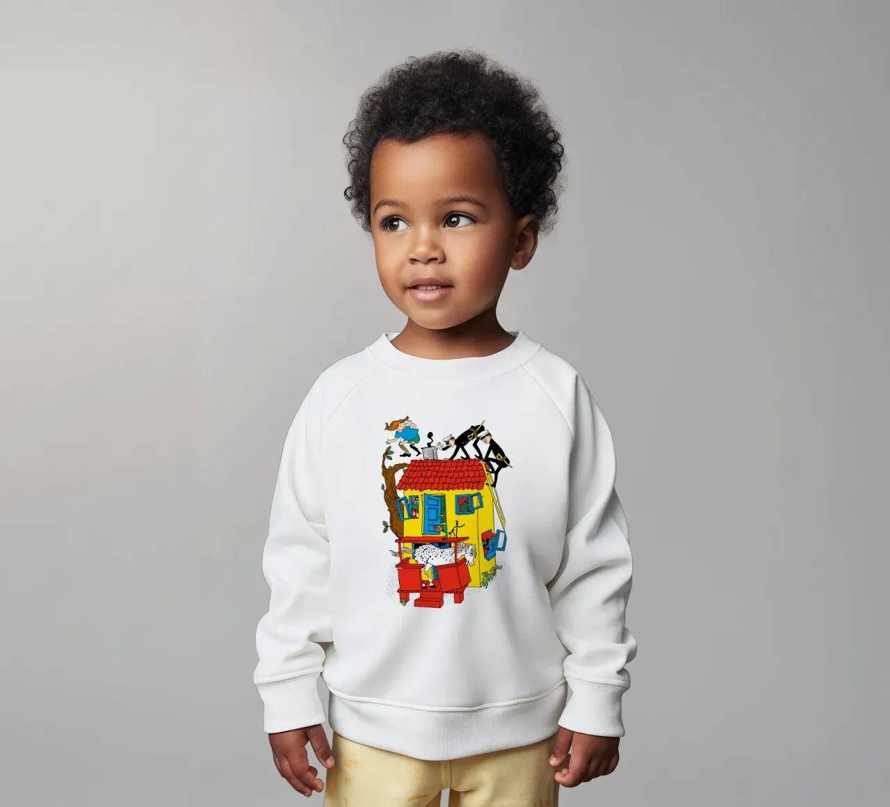 Pippi Calzelunghe e i poliziotti felpa neonato da Earl Beeman