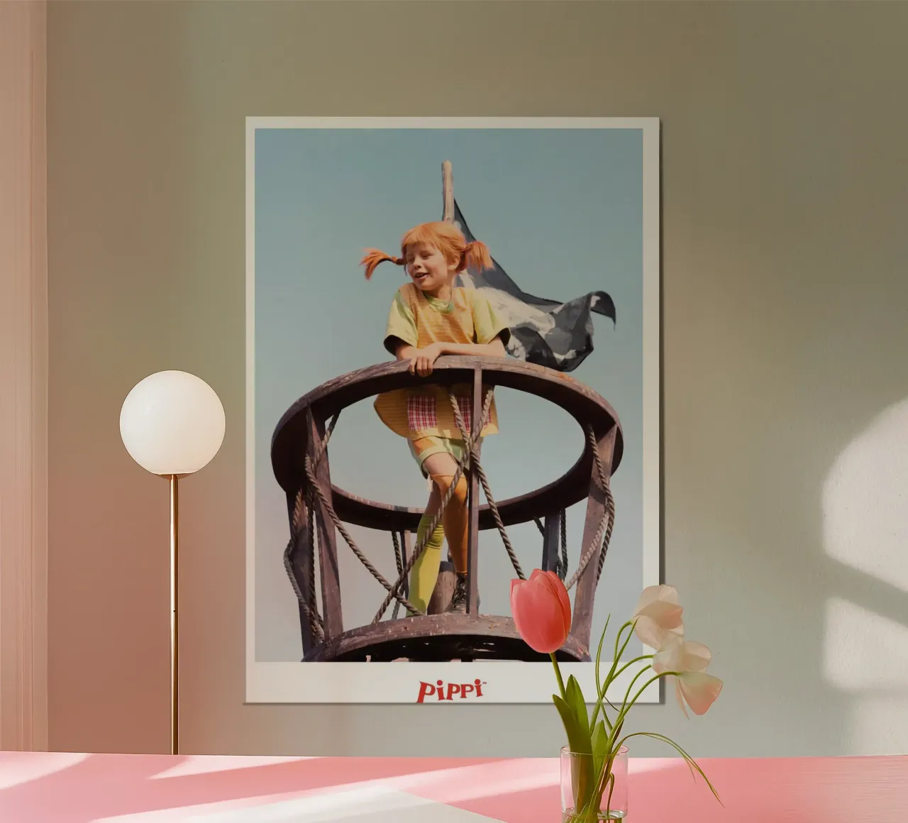 Pippi Calzelunghe Pirata carta hahnemühle da Earl Beeman