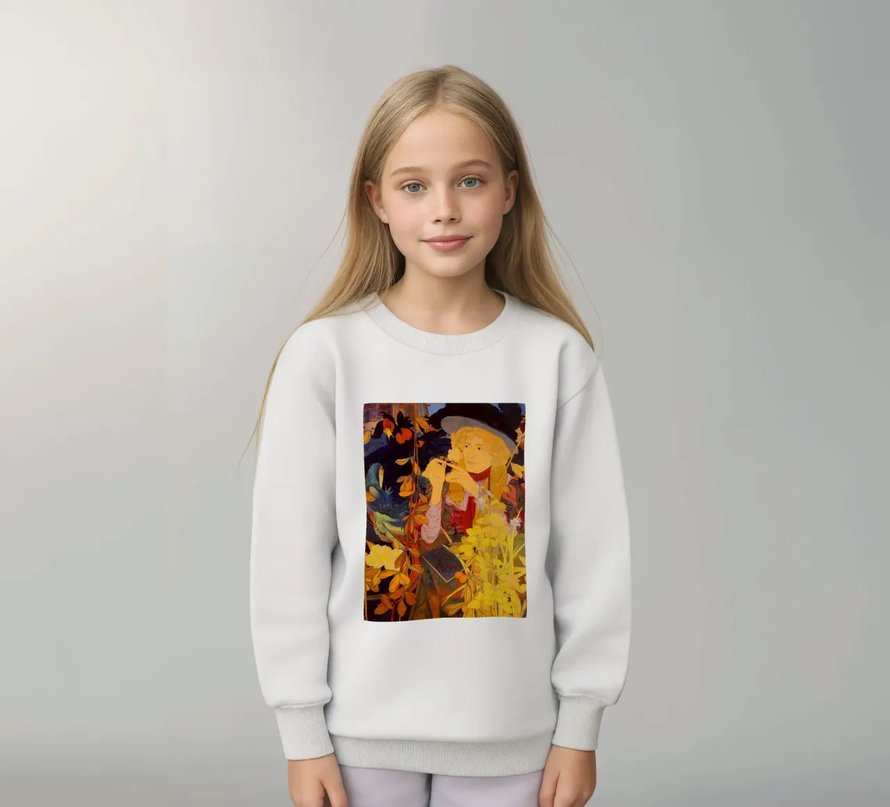 Fiori di ragazza - Georges De Feure felpa bambino da marycome