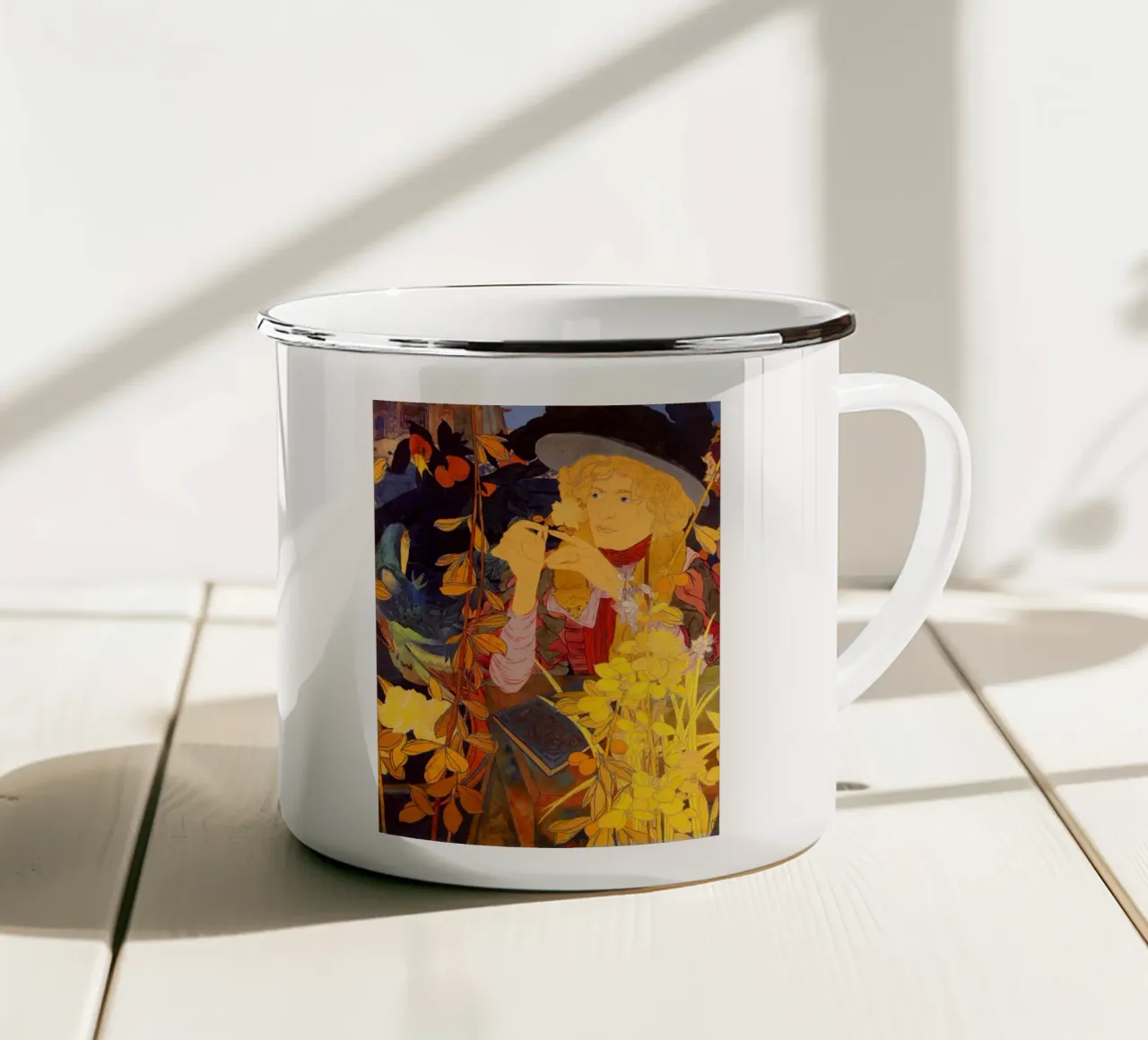 Fiori di ragazza - Georges De Feure tazza in smalto da marycome