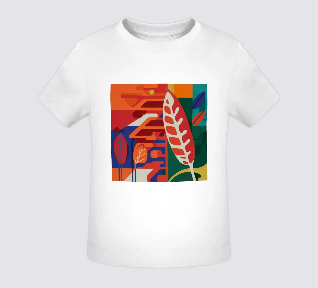 Feathered Leaf Form baby t-shirt by Arcane Lines