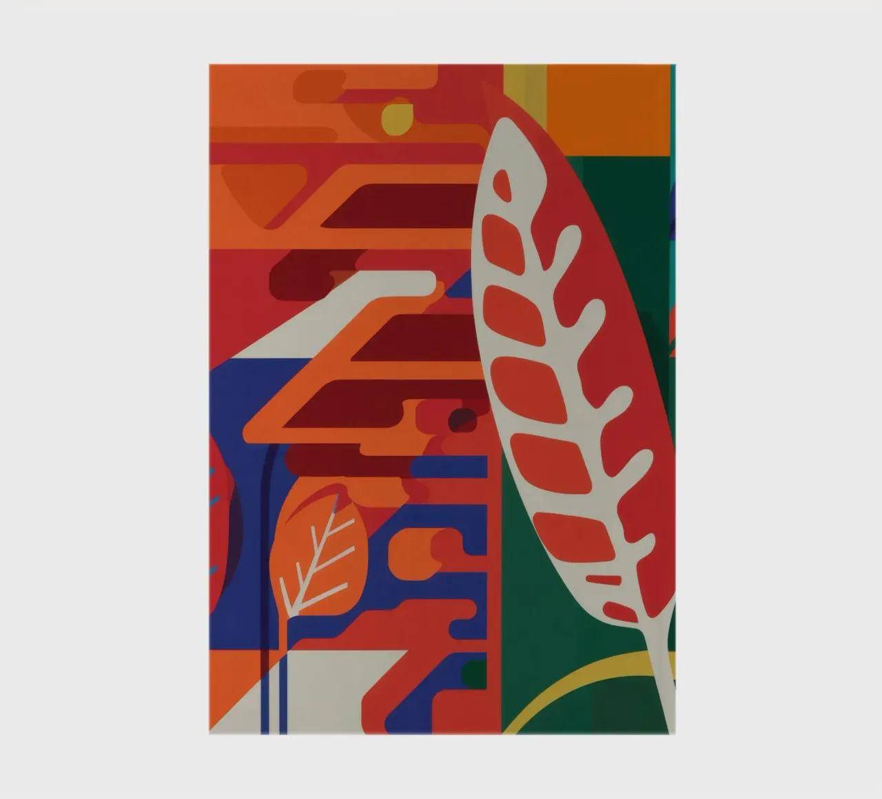Feathered Leaf Form notebook by Arcane Lines