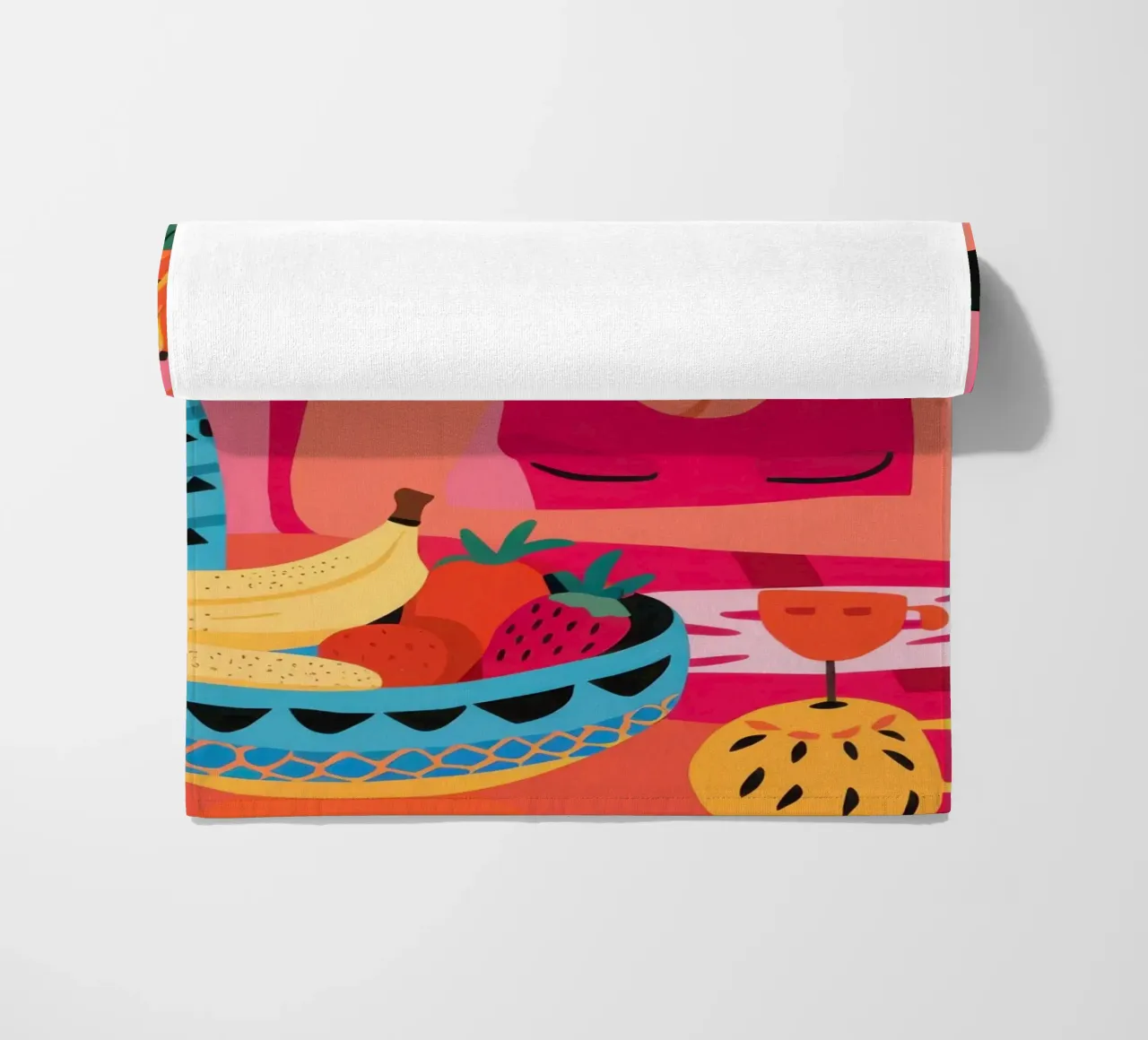 Sole e banane telo mare da Lune Dreams