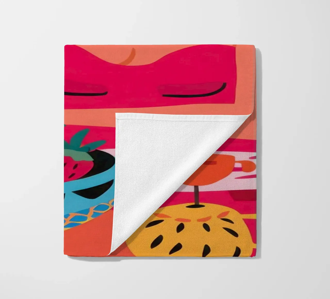 Sole e banane telo mare da Lune Dreams