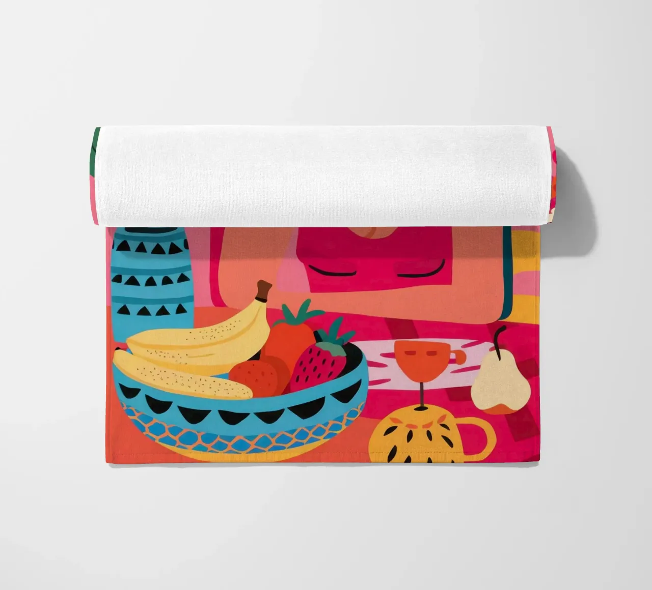 Sole e banane telo mare da Lune Dreams