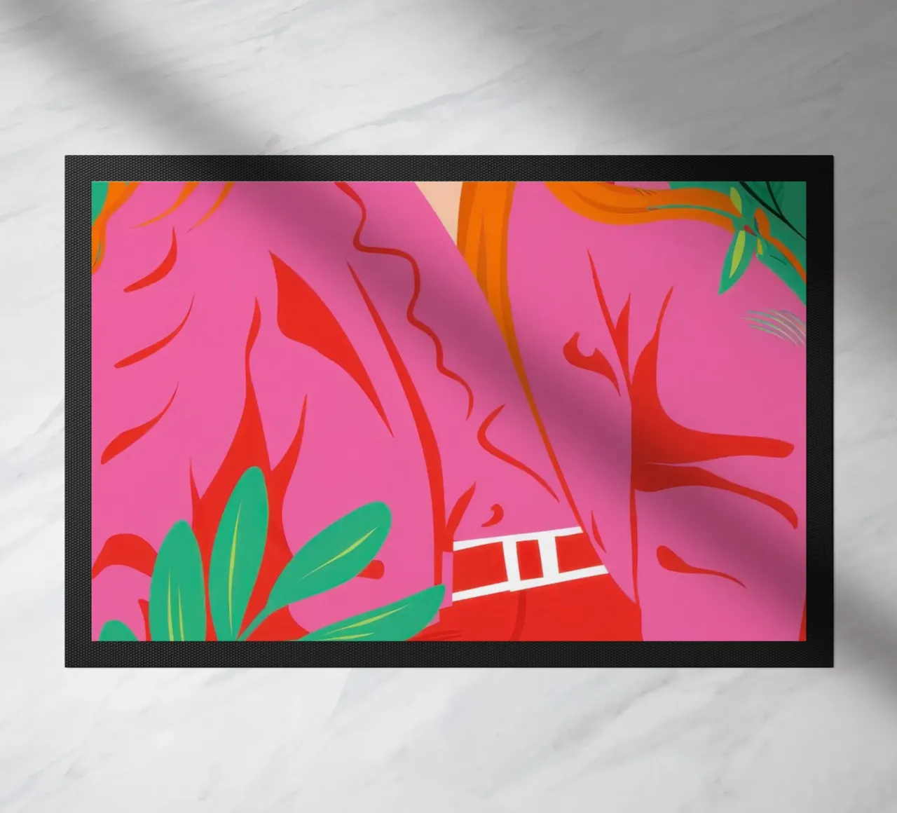 Dichiarazione di moda fucsia zerbino da Mossy Pigment