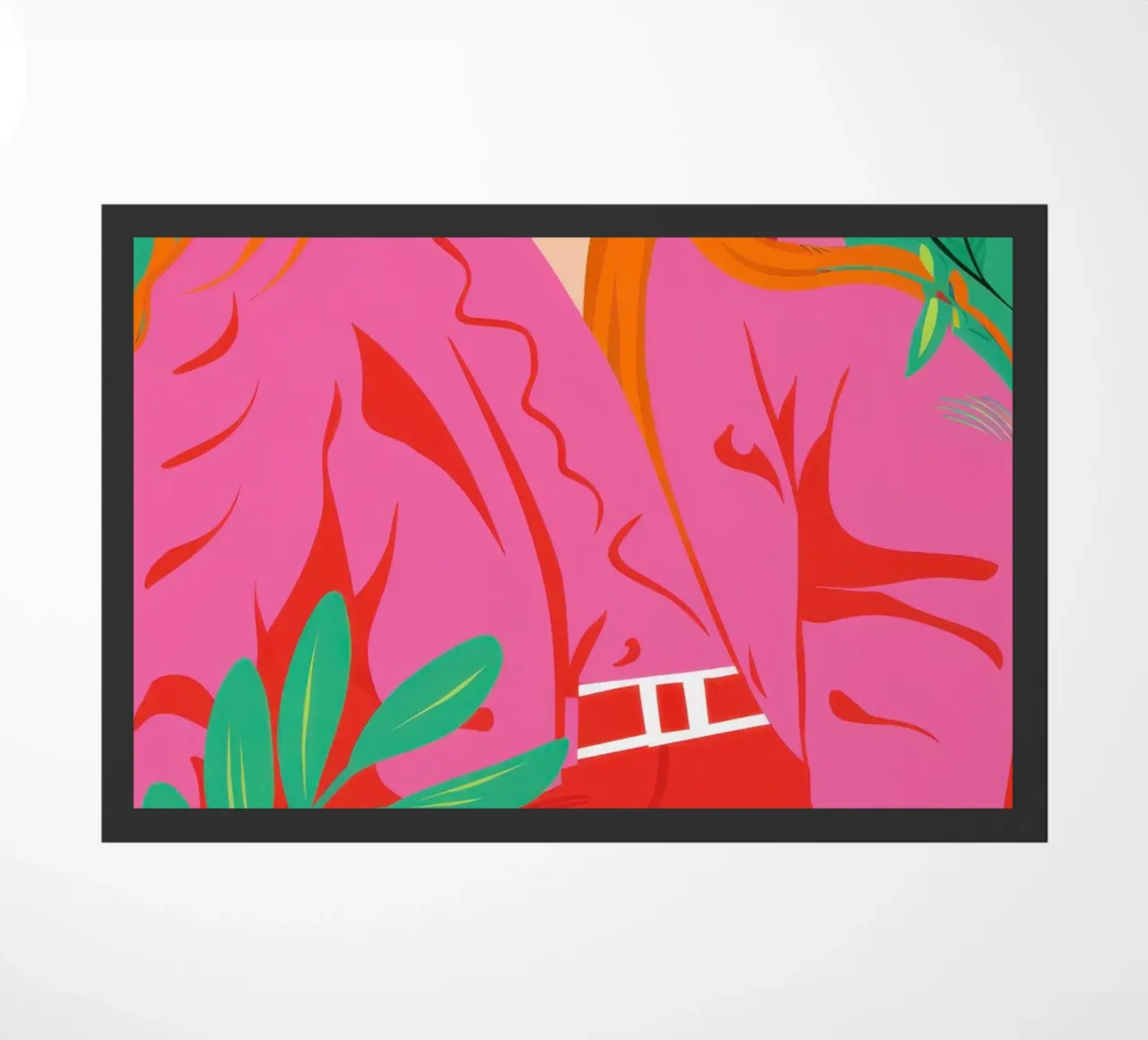 Dichiarazione di moda fucsia zerbino da Mossy Pigment