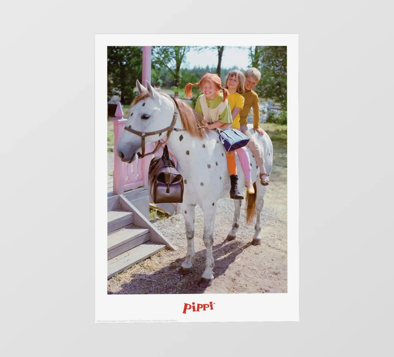 Pippi Calzelunghe, Annika e Tommy telo in pvc da Earl Beeman