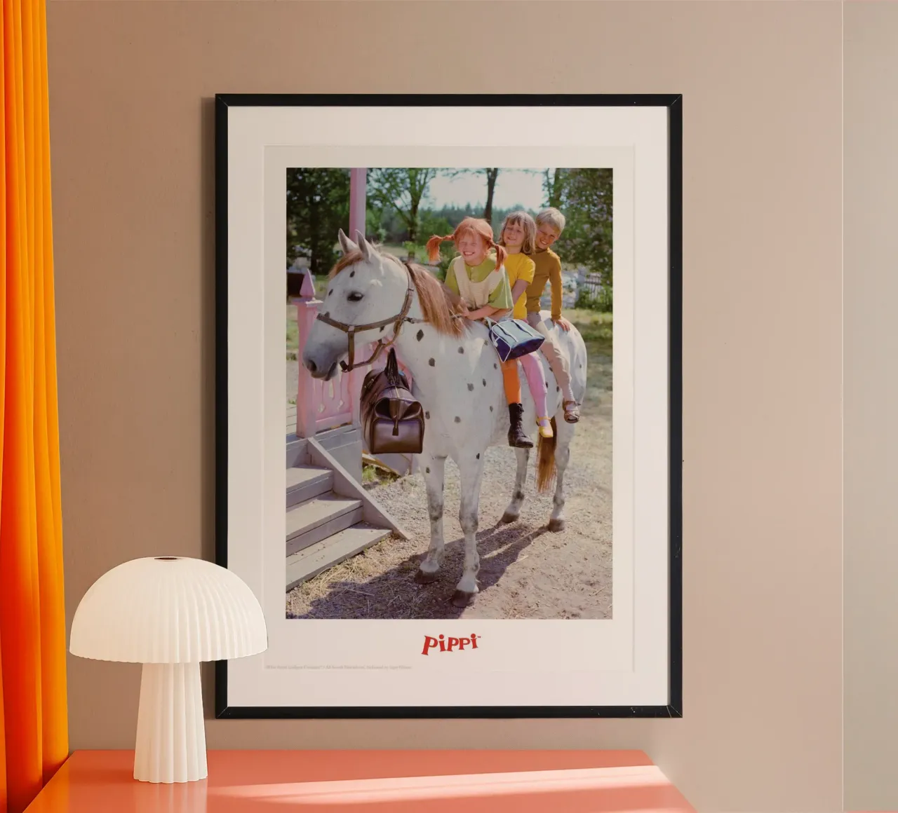 Pippi Calzelunghe, Annika e Tommy carta hahnemühle da Earl Beeman